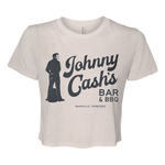Johnny Cash Bar & BBQ Ladies Crop Tee